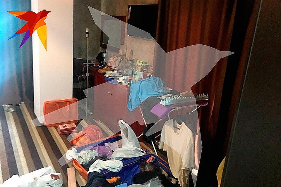 Вот так выглядел номер бизнесмена после того как туда ворвались трое в масках