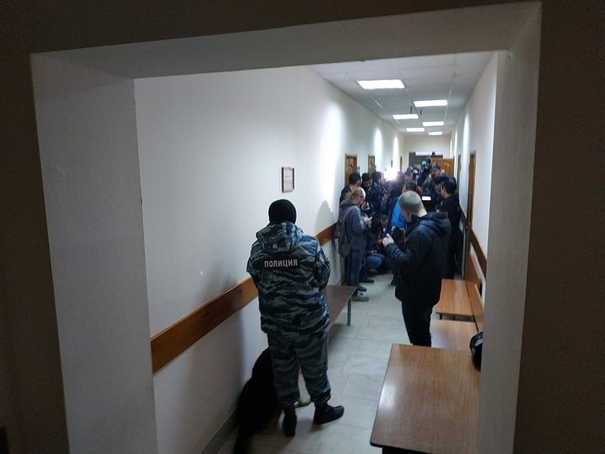 В суде настоящий ажиотаж