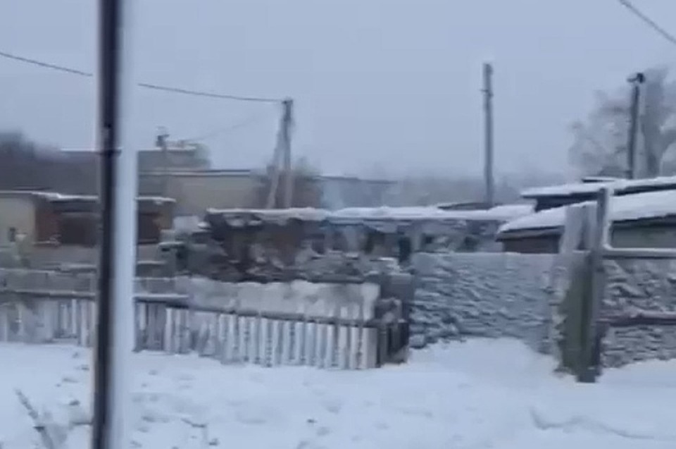 Сгоревший дом