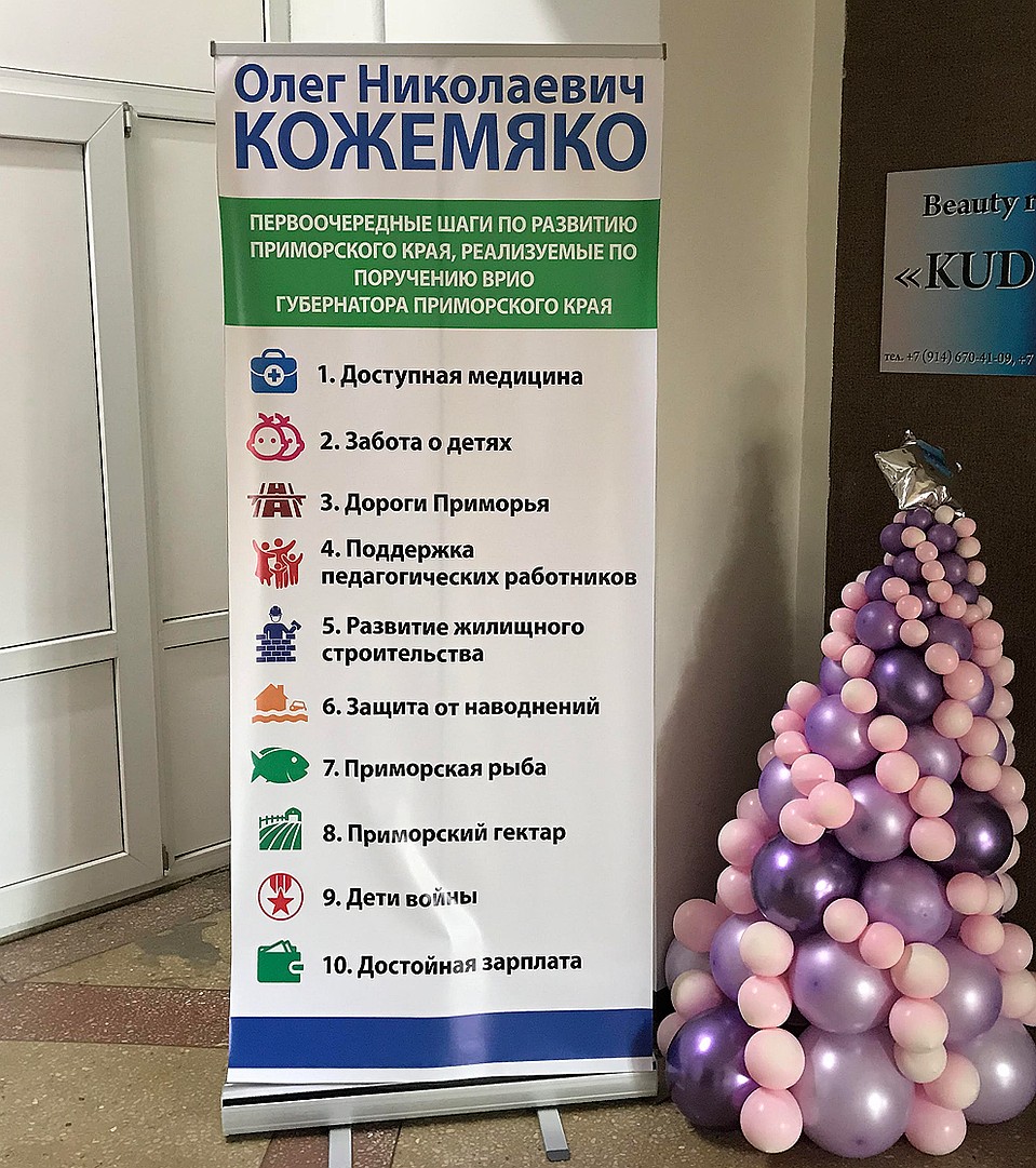 Краткое изложение программы нового губернатора Приморья. Фото: Владимир ВОРСОБИН