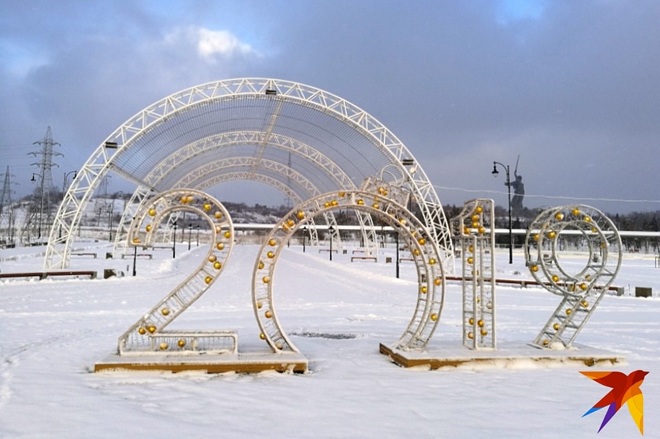Праздничные фотозоны установили в самых знаковых местах. Фото: Инна ШЕРЕМЕТЬЕВА