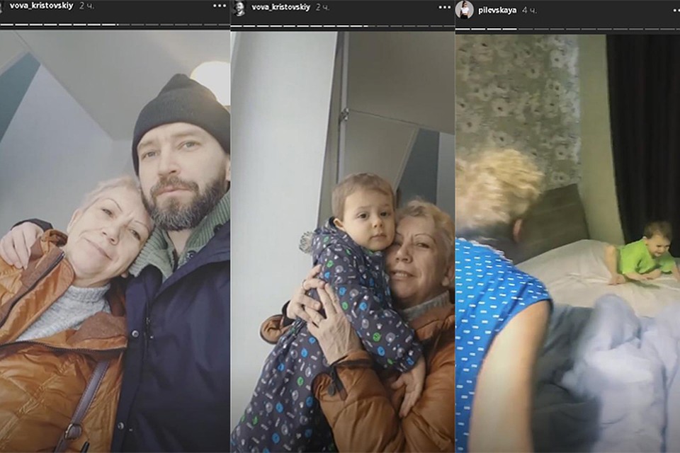 Мама приехала к сыну на день рождения, а заодно пообщаться с младшим внуком. Фото: Личная страничка героя публикации в соцсети