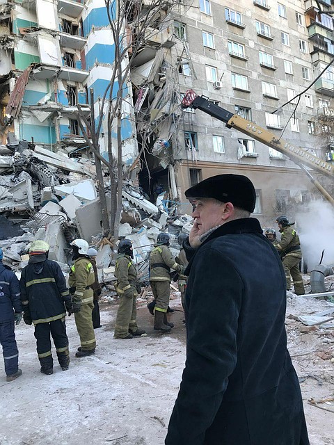 На месте ЧП работает глава региона Борис Дубровский. Фото: пресс-служба губернатора Челябинской области.