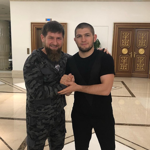 Рамзан Кадыров и Хабиб Нурмагомедов