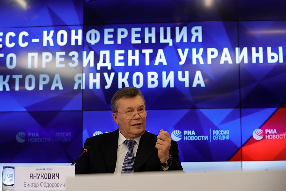 Янукович о Петре Порошенко: "У него на первом месте личная выгода и деньги, он всё готов на это променять. Отличительная черта - вранье". Фото: REUTERS