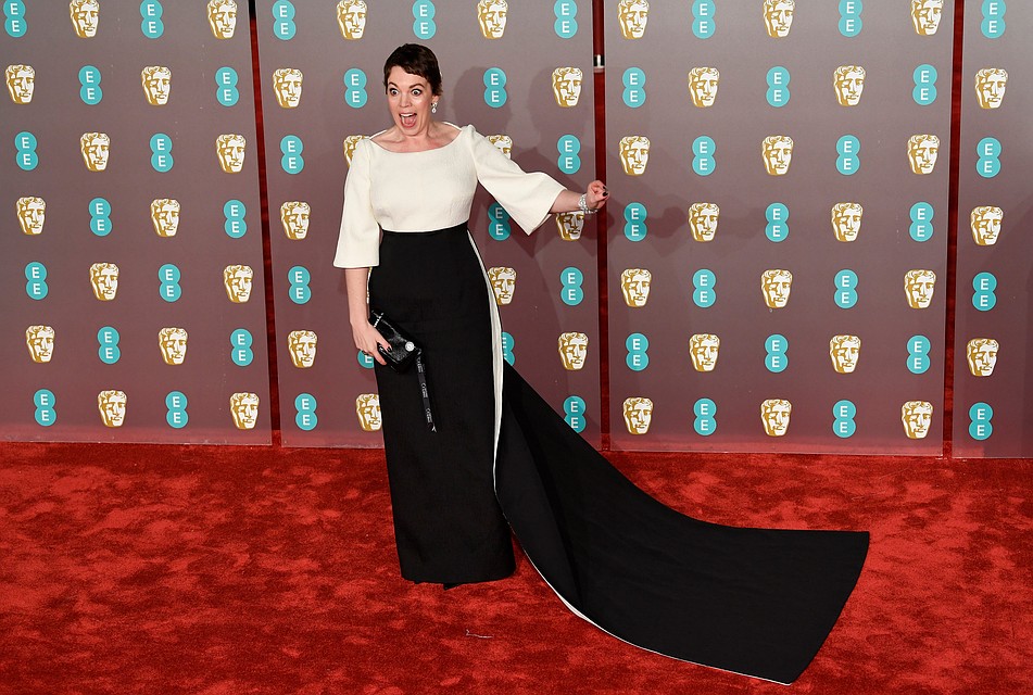 Оливия Колман на церемонии вручения премии BAFTA Фото: REUTERS