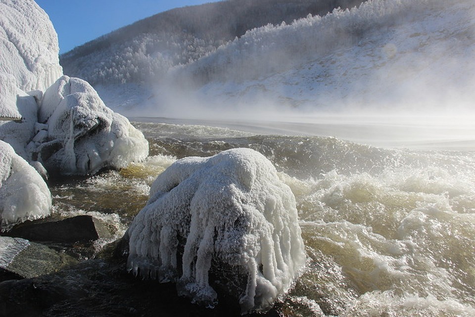 Весной мощность водного потока на Бурее может достигнуть 7 тысяч кубометров в секунду Фото: ГУ МЧС России по Хабаровскому краю