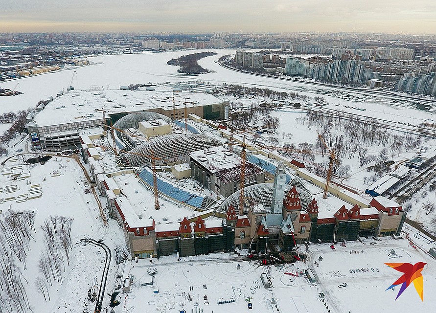 Вид с высоты позволяет оценить масштаб будущего парка. Фото: Иван МАКЕЕВ