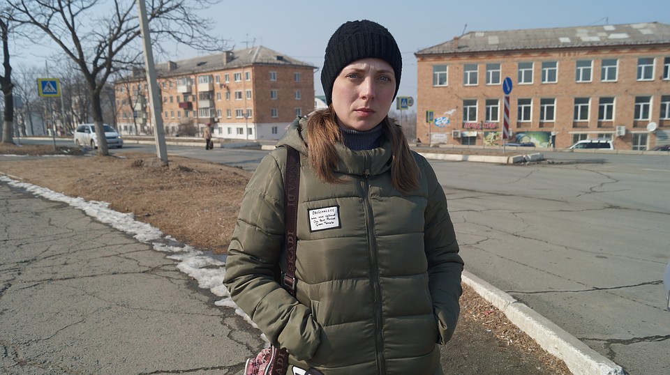 Жена Сергея Козлова, который теперь проходит фигурантом по уголовному делу, Ольга Козлова. Фото: Анна ПЛЕТНЕВА