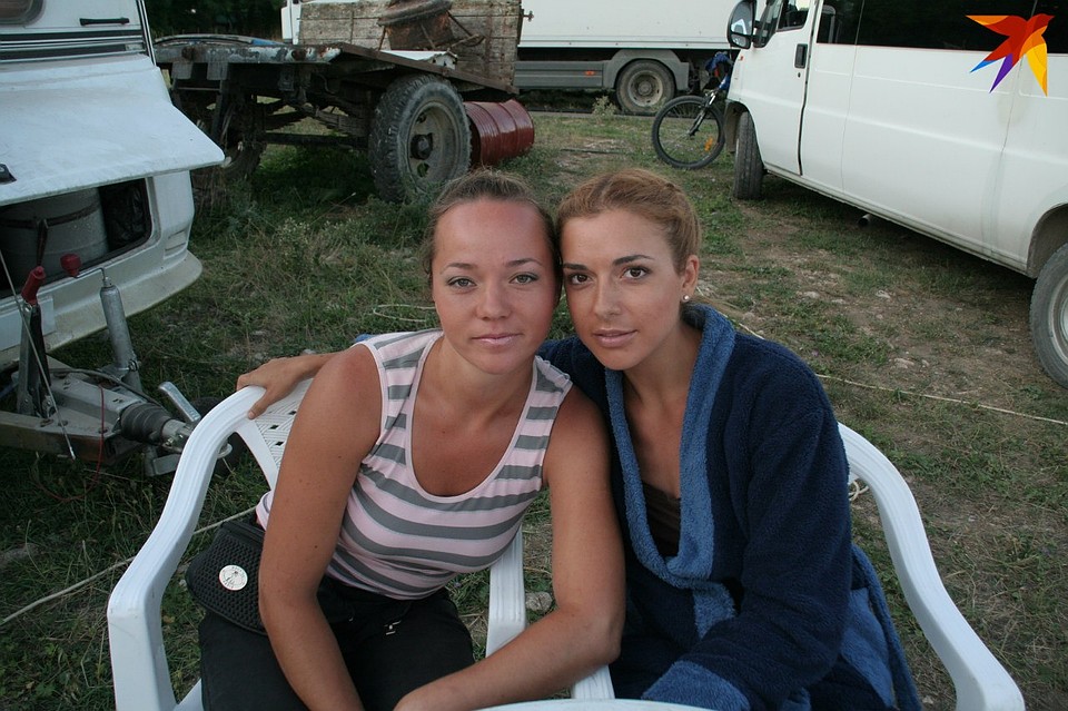 С Татьяной Федоровской на съемках "Хозяйка тайги 2" Фото: публикации Герой