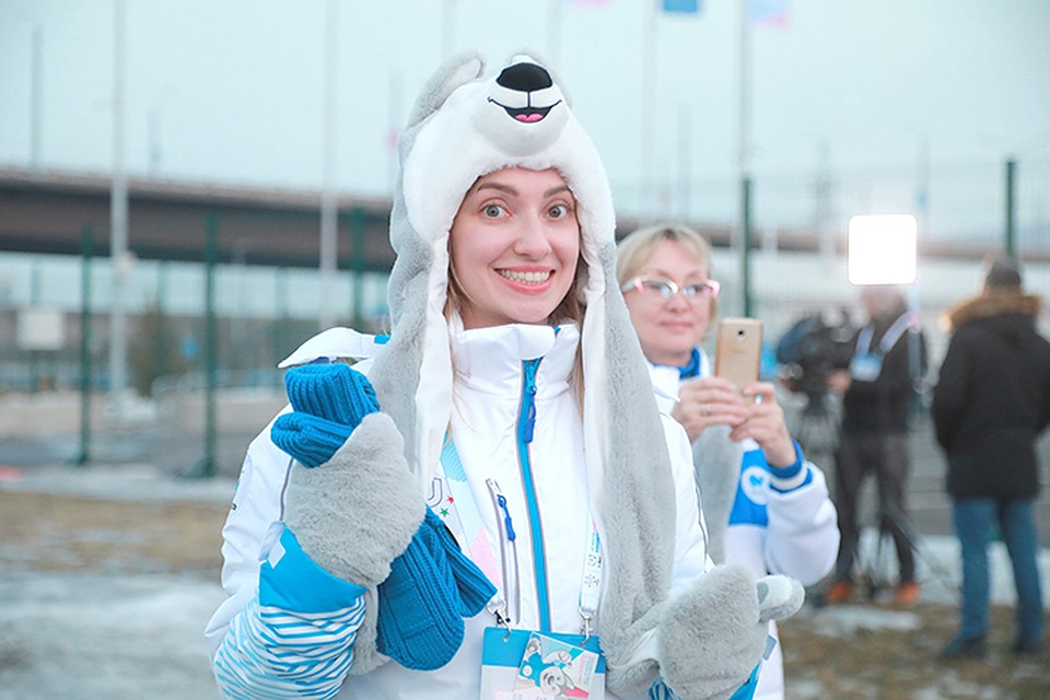 На торжественном открытии Зимней универсиады-2019 Фото: Мария ЛЕНЦ