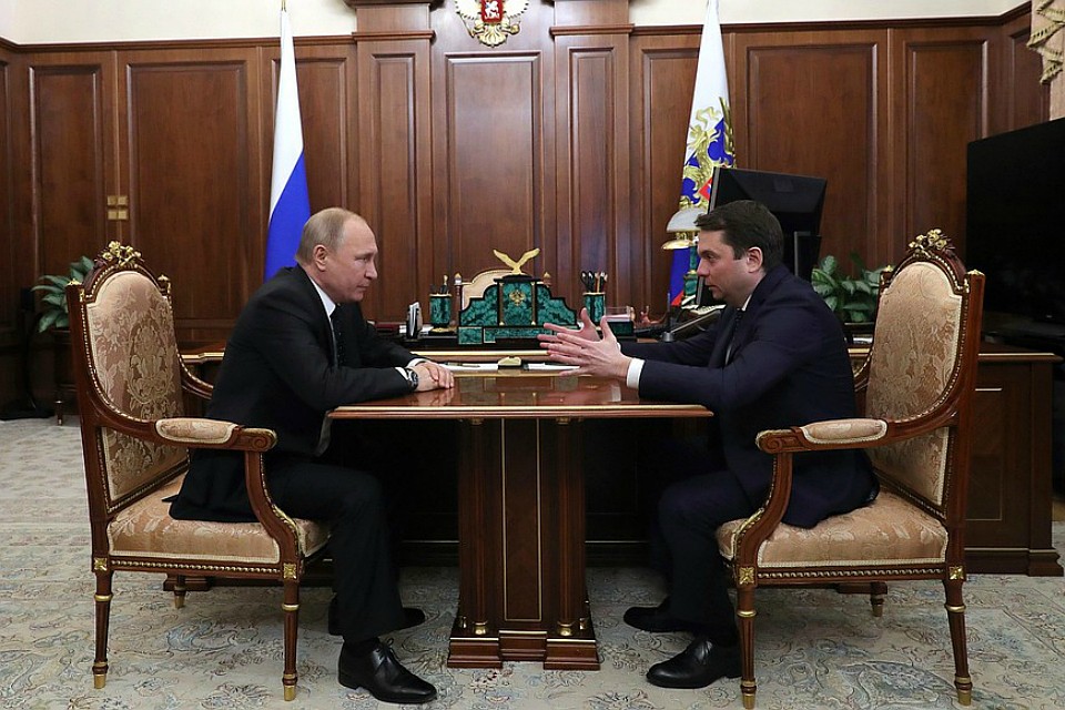 Встреча с врио губернатора Мурманской области Андреем Чибисом. Фото: kremlin.ru.