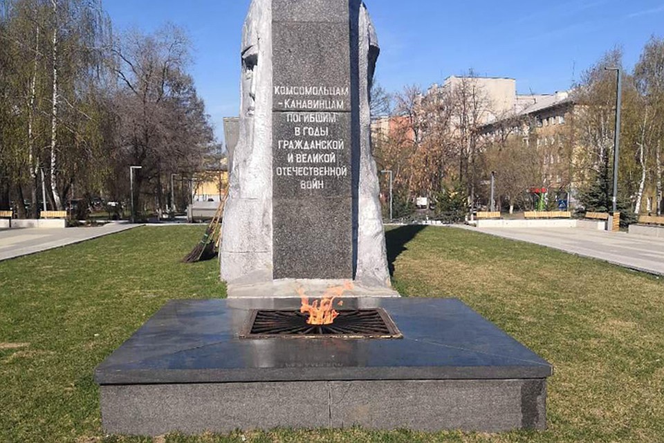 Вечный огонь в Канавинском районе снова горит