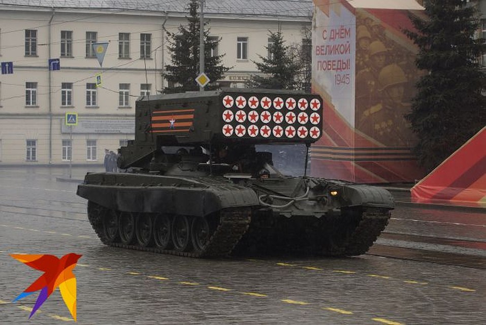 Увидеть на параде Победы можно будет и тяжелые огнеметные системы. Фото: Алексей БУЛАТОВ