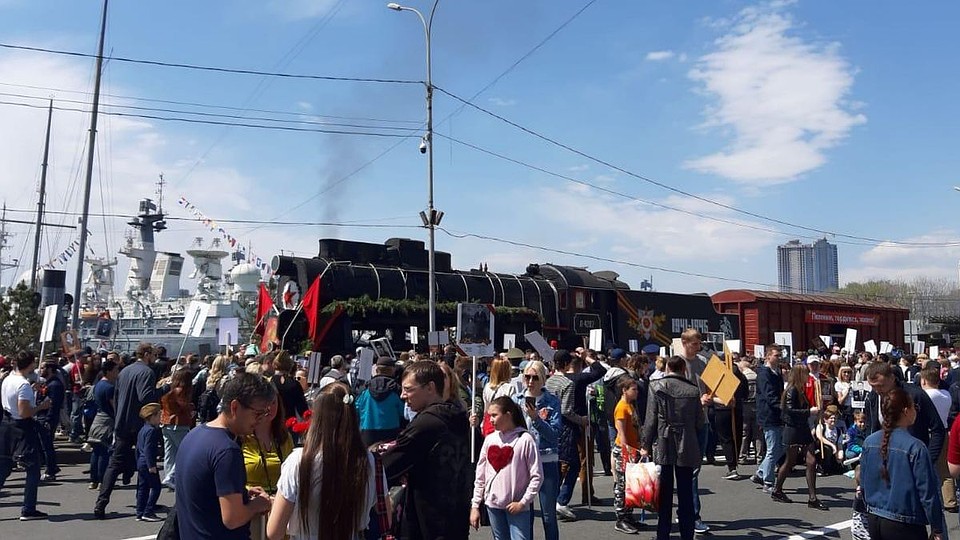 Одними из первых смогли посетить уникальный объект участники «Бессмертного полка» Фото: Комсомольская правда