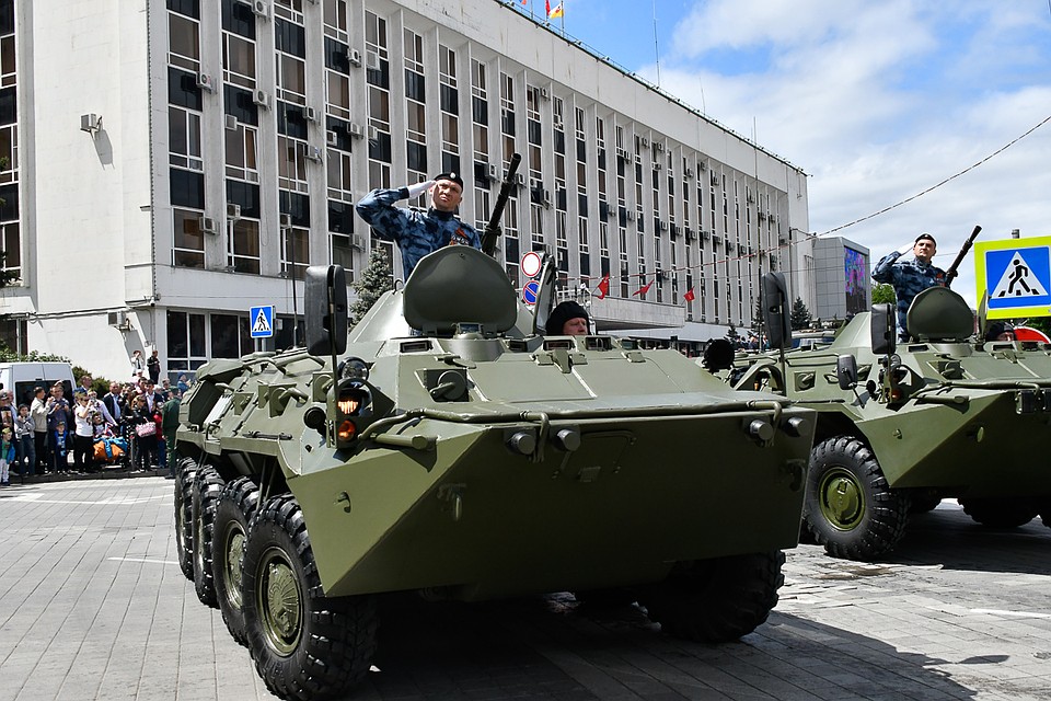 Парад Победы в Краснодаре получился зрелищным. Фото: Кирилл ВЕРШИНИН