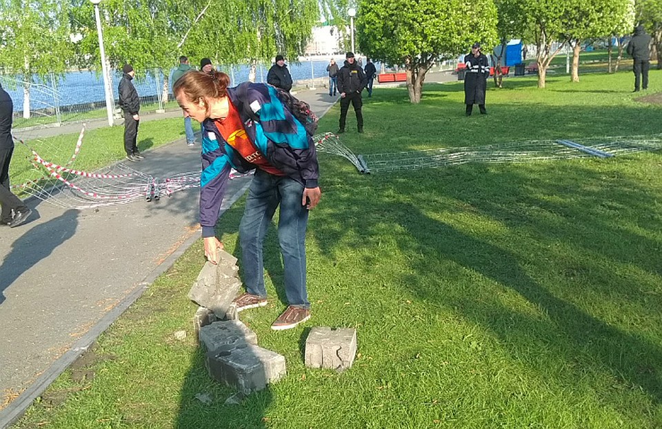 Протест длится третий день Фото: Маргарита Махонина