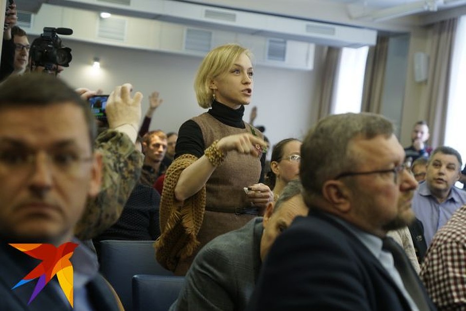 Защитники сквера требовали, чтобы в городе провели референдум. Фото: Алексей БУЛАТОВ