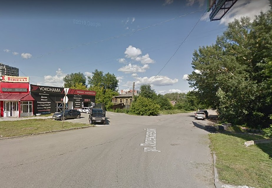 Поворот на улицу Агриппины Полежаевой с улицы Бебеля. Фото: Google maps