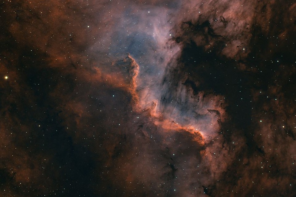 NorthAmericanebula (Wallnebula) — туманность Северная Америка. Фото: Герман МАРКОВ.