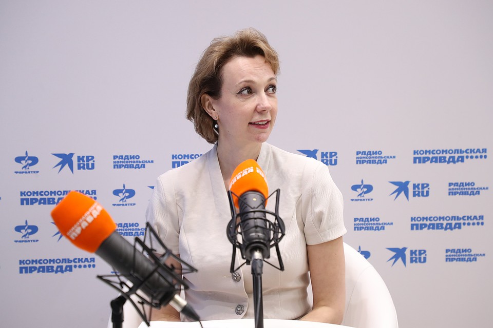 Наталия Гончар в открытой студии «КП» рассказала, как планируется ликвидировать Коркинский угольный разрез. Автор фото: Андрей ЗАХАРОВ