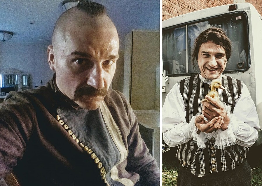 За время съемок в "Авантурах..." Иван Трус сменил несколько образов. Фото: Личный архив