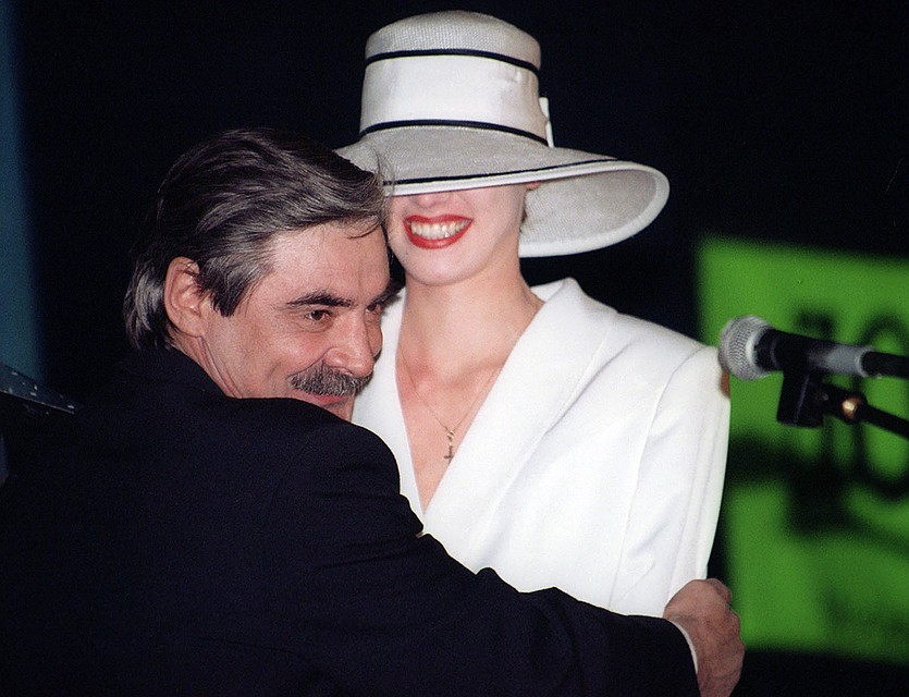 На кинофестивале "Горное эхо", 1998 год. Фото Романа Денисова /ИТАР-ТАСС/.