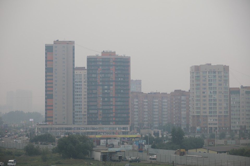 В воздухе висит едкая пелена. Фото: Мария ЛЕНЦ
