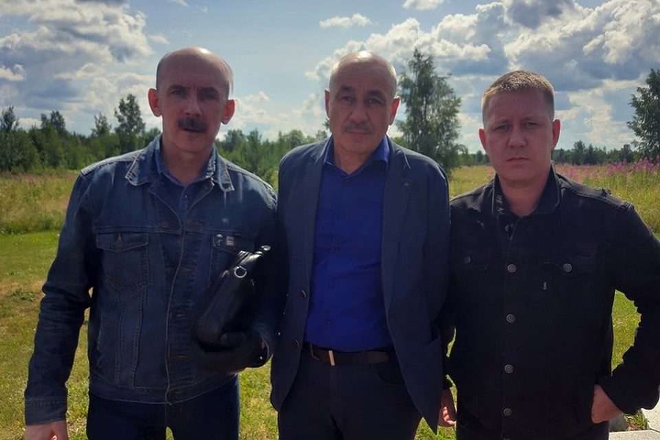 С Германом два ветерана спецназа - один из которых Герой России Алексей Махотин (в центре) , второй - Владимир Нагорный. Фото: архив Германа Владимирова