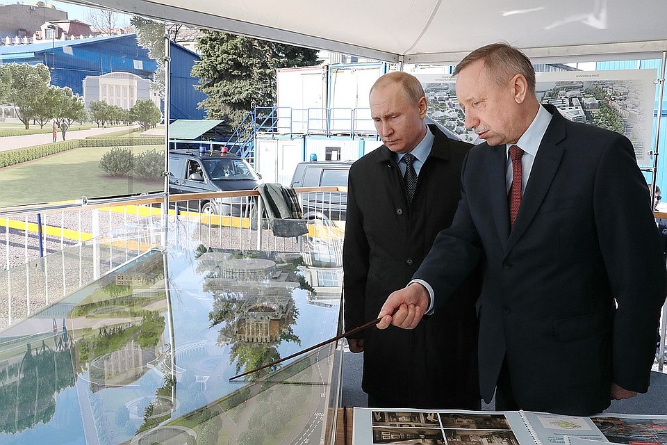 Владимир Путин одобрил идею создания арт-парка в Петербурге. Фото: Пресс-служба администрации Санкт-Петербурга