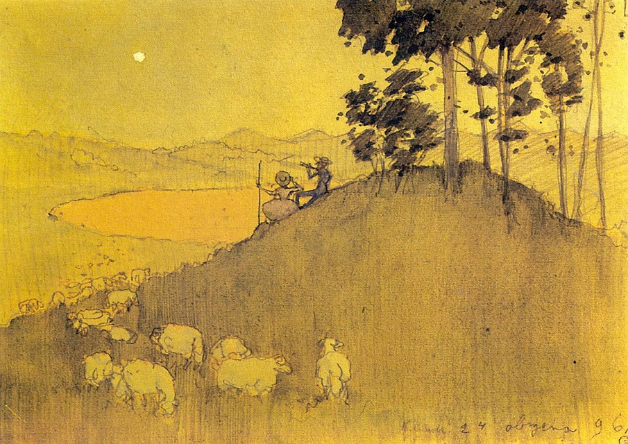 «Прогулка после дождя», 1896 год