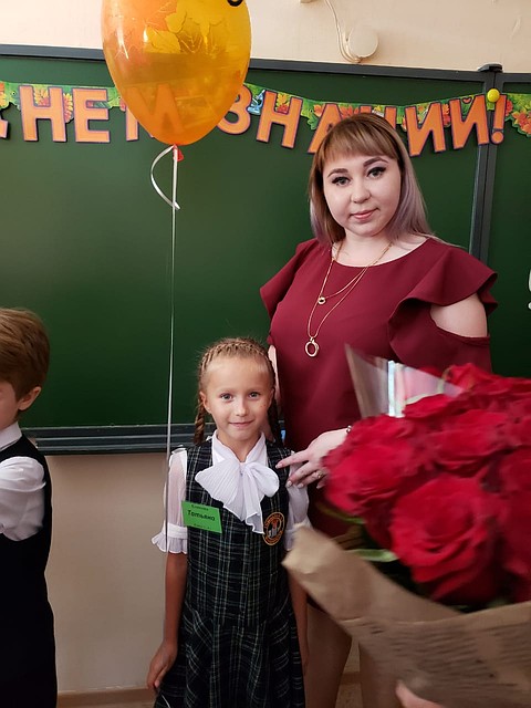 На снимке первоклассница Таня Блинова . Фото: предоставлено героями публикации.