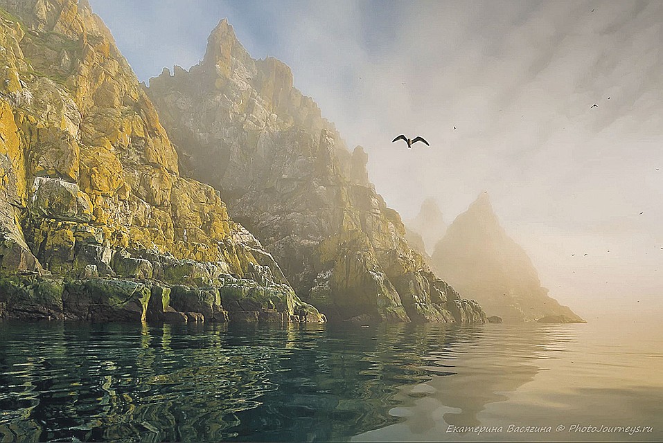 Острова Охотского моря. Фото: photojourneys.ru