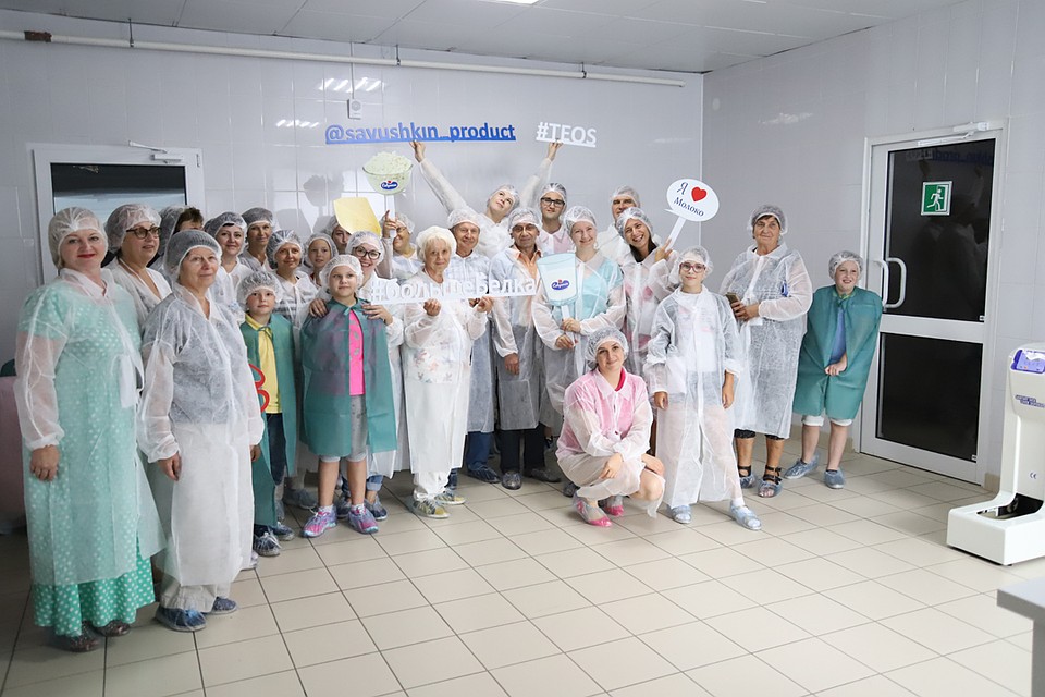Экскурсия на производство компании «Савушкин продукт» стала одним из самых ярких и незабываемых моментов. Фото: Екатерина ПОЛУЯНОВИЧ