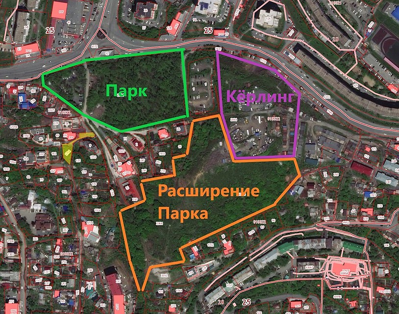Расположение будущих проектов. Схема предоставлена Дмитрием Алексеевым