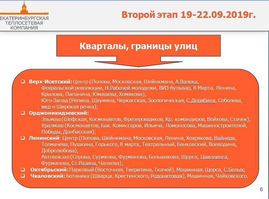 Второй этап подачи тепла. Фото: ЕТК