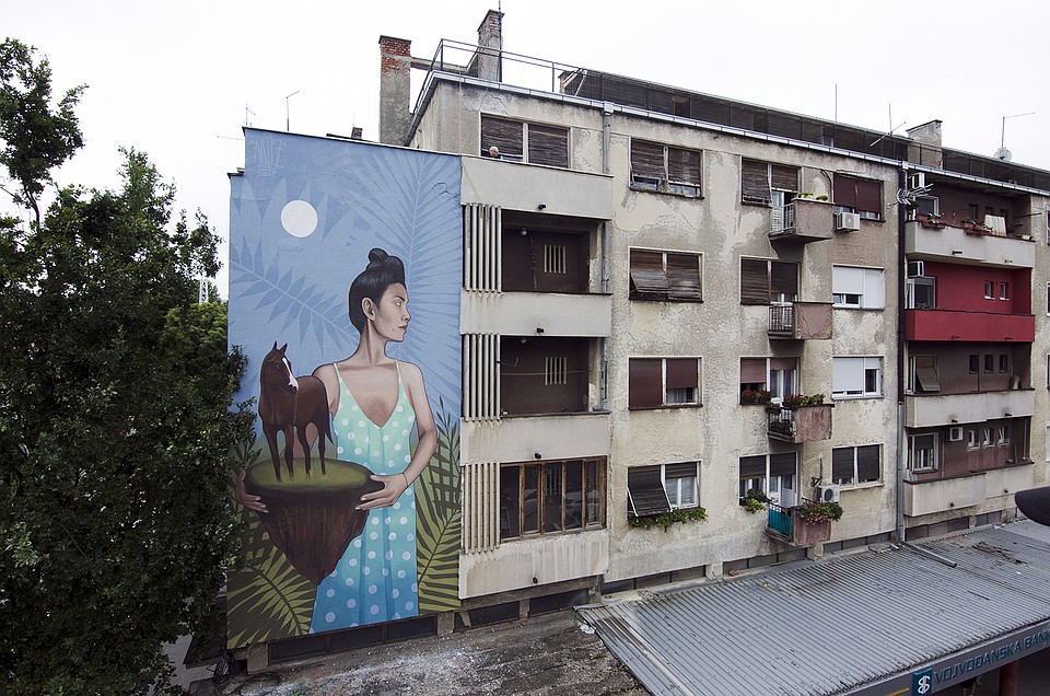Вот такие граффити создает художник из Сербии Artez Фото:/streetartnews.net/