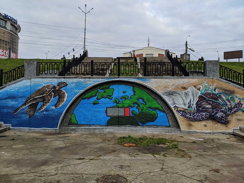 Новое граффити. Фото: Виктор Лебедев
