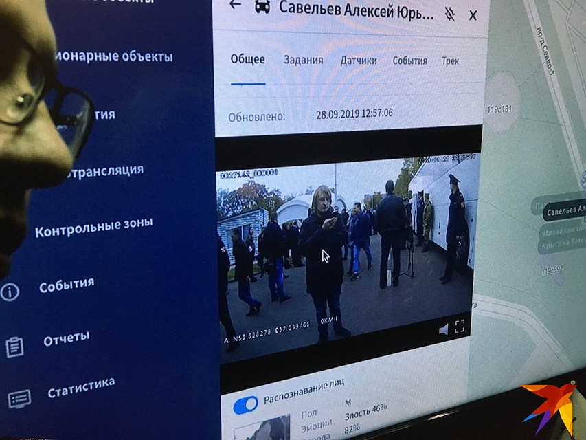 Видеопоток с камеры регистратора передается Центр обработки данных Фото: Александр БОЙКО