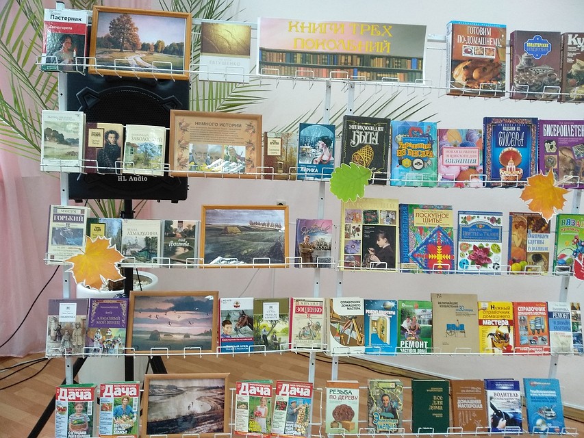 В зале работала книжно-иллюстративная экспозиция Фото: Яна ШЕЛЕСТ