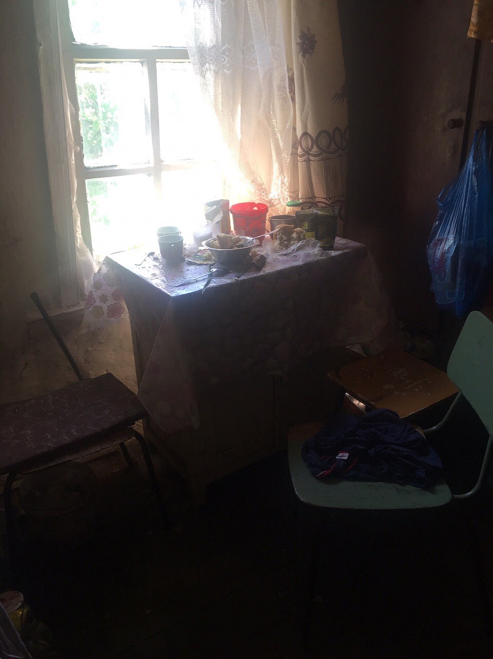 Дом создает впечатление какой-то черной дыры. Фото: с сайта СУ СК России по Воронежской области.