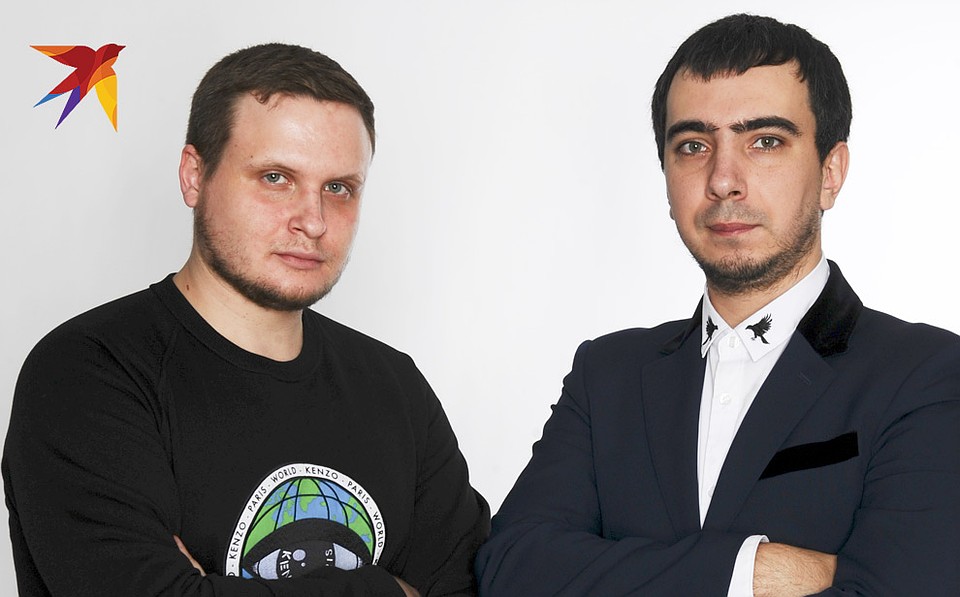 Пранкеры "Лексус" (Алексей Столяров, слева) и "Вован" (Владимир Кузнецов). Фото: Иван МАКЕЕВ