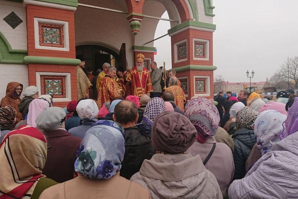 В гусевском храме Всех Святых освятили придел Георгия Победоносца. Фото: Кирилл Алексеев