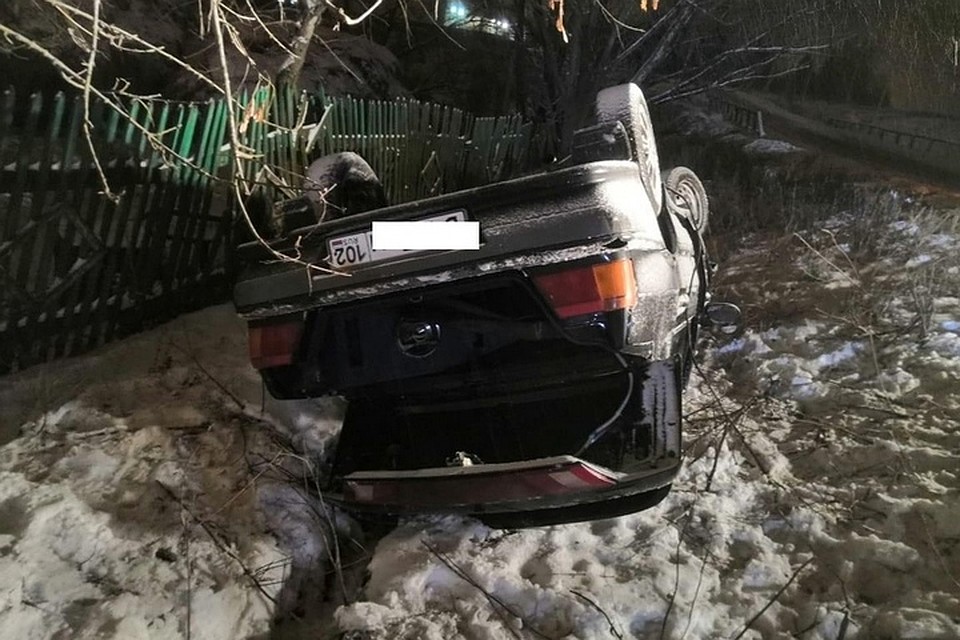 Мужчина покинул место аварии