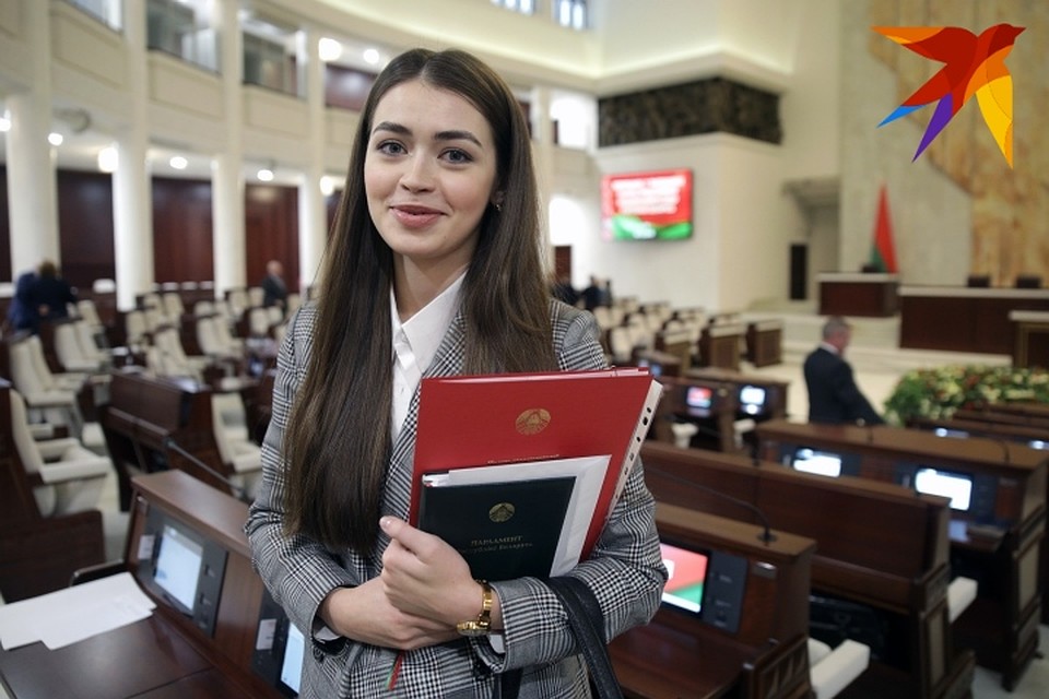 Депутату Марии Василевич всего 22 года. Фото: Павел МАРТИНЧИК