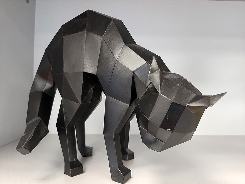 3D-модель кошки Фото: Александра БЕЛОВА
