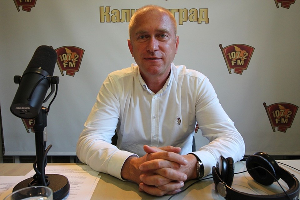Олег Кутин в гостях у радио "Комсомольская правда". Фото: Иван МАРКОВ
