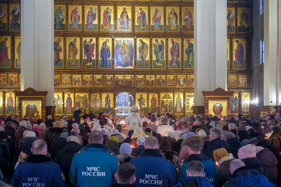 Панихида в Кафедральном соборе. Фото: Ульяна ШЕВЧЕНКО