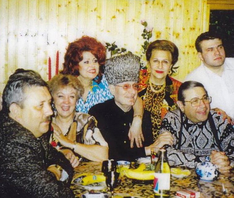 Ольга Мигунова с советскими звездами эстрады Фото: Личный архив