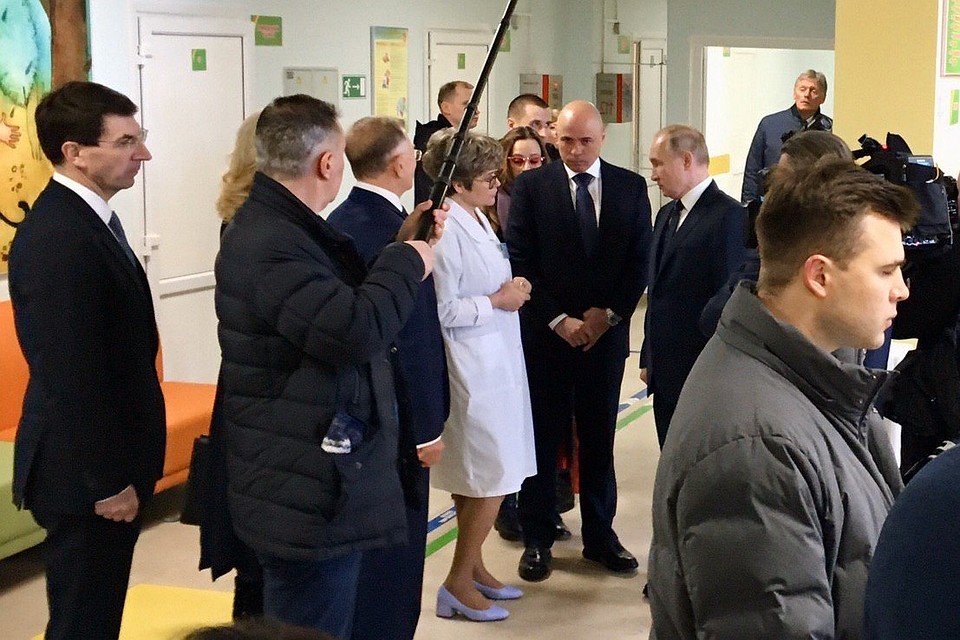 Владимир Путин в Усмани Фото: Пресс-служба администрации Липецкой области.